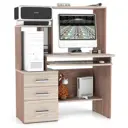 Компьютерный стол Мебельный двор 105x135x62 см ЛДСП цвет cветло-бежевый