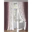 Штора на шторной ленте Helga Рилнокс 320x220 см цвет винный