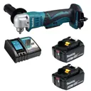 Дрель угловая аккумуляторная Makita LXT DDA350RME, 18 В Li-Ion 2х4 Ач