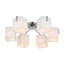 Люстра потолочная ESCADA 1127/6P PAMELA 6 ламп 22 м² цвет хром