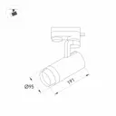 Трековый светильник ARLIGHT 031231 светодиодный 40 Вт цвет черный