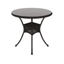 Стол садовый Aiko DECO 90 см х 90 см х 75 см металл коричневый