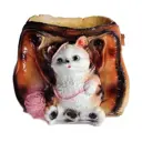 Фигура садовая Котенок с сумкой 27x19 см