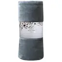 Плед First Granit2 140х200 см велсофт цвет гранит