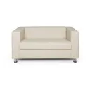 Диван прямой Euroforma Аполло 145x70x85 см металл цвет белый/кремовый