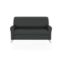 Диван прямой Euroforma Европа 147x87x83 см металл цвет черный