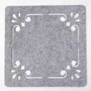 Салфетка декоративная Доляна"Классика" цвет серый.30x30 см