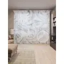 Тюль на шторной ленте для кухни Потусторонний Мир 155х265 см цвет белый
