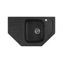 Мойка кухонная GreenStone 80x50 см GRS-10-308 цвет черный