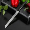 Нож Доляна лезвие 17 см нержавеющая сталь цвет черный 5427718