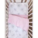 Постельное белье для ясельной кроватки Зайка pink