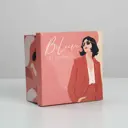 Коробка Tim-Box подарочная квадратная Girl 14x14x8 см