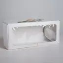 Коробка складная с PVC-окном «Эко» 16x35x12 см