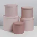 Набор коробок 5 в 1 «Кофейный» 13x13.5‒19.5x23 см