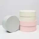 Набор Simaland круглых коробок 3 в 1 "Античный" 18x18x10 - 15x15x8 см