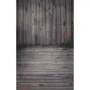 Фотофон бумага "Темно-серые доски" стена+пол 80x125 см