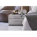 Тумба прикроватная 63.50x35x40 см 2 ящика МДФ цвет мокко