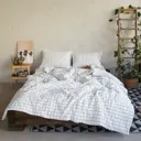 Комплект постельного белья Этель «Клетка» полутораспальный, хлопок, разноцветный