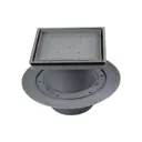 Трап для душа Pestan Confluo Standard 15x15 Ceramic Vertical с гидрозатвором