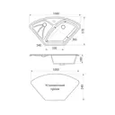 Врезная мойка Greenstone 104x57x18 см литьевой мрамор цвет черный GRS-10E-308