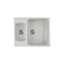 Врезная мойка Greenstone 61x50x18 см литьевой мрамор цвет серый GRS-09-310