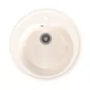 Врезная мойка Gamma Stone 50.50x50.50x16.50 см литьевой мрамор цвет белый GS-2-31