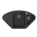 Врезная мойка Gamma Stone 95.50x50.50x19.50 см литьевой мрамор цвет черный GS-9-08