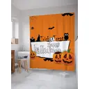 Шторка для ванной комнаты JoyArty sc_6047 200x180см цвет оранжевый медный