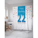 Шторка для ванной комнаты JoyArty sc_34206 200x180см цвет синий