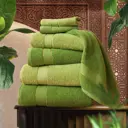 Набор из 6 полотенец Marrakesh 50х80 см 70х130 см 30х50 см цвет яркий оливковый зеленый папоротник