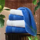 Набор из 4 полотенец Marrakesh 70х130 см цвет морозное небо белый