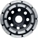 Чашка алмазная по бетону Espira KGDF125, двухрядная, 125x22.2 мм