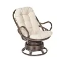 Кресло вращающееся с подушкой TetChair 9285 Flores цвет охра