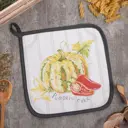 Прихватка Этель Vegetable 19x19 см хлопок цвет белый
