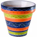 Горшок цветочный 301308 Испанская керамика 20 см 3 л керамика разноцветный