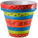 Горшок цветочный 301309 Испанская керамика 20 см 3 л керамика разноцветный