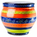 Горшок цветочный 303408 Испанская керамика 34 см 30 л керамика разноцветный