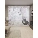 Тюль на шторной ленте Цветущая Фея 155х265 см цвет розовый