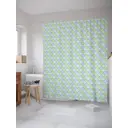 Шторка для ванной комнаты JoyArty sc_33768 200x180см цвет синий
