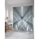 Шторка для ванной комнаты JoyArty sc_21665 200x180см цвет серый серебристый