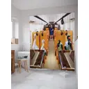 Шторка для ванной комнаты JoyArty sc_22348 200x180см цвет белый