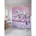 Шторка для ванной комнаты JoyArty sc_7283 200x180см цвет фиолетовый