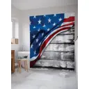 Шторка для ванной комнаты JoyArty sc_20693 200х180см цвет синий