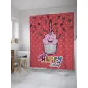 Шторка для ванной комнаты JoyArty sc_34305 200x180см цвет серый серебристый
