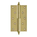 Петли дверные разъемные Нора-М 610-5 10620 правые, 125x75x2.5 мм, 2 шт, цвет латунь