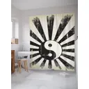 Шторка для ванной комнаты JoyArty sc_3499 200x180см цвет серый серебристый