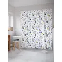 Шторка для ванной комнаты JoyArty sc_37309 200x180см цвет зеленый
