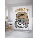Шторка для ванной комнаты JoyArty sc_6151 200x180см цвет серый серебристый
