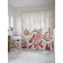 Шторка для ванной комнаты JoyArty sc_32913 200x180см цвет оранжевый медный