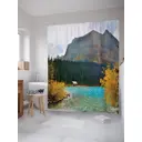 Шторка для ванной комнаты JoyArty sc_20741 200x180см цвет синий